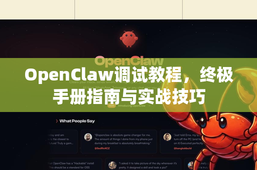 OpenClaw调试教程，终极手册指南与实战技巧-第1张图片-OpenClaw 开源免费 -中文免费安装